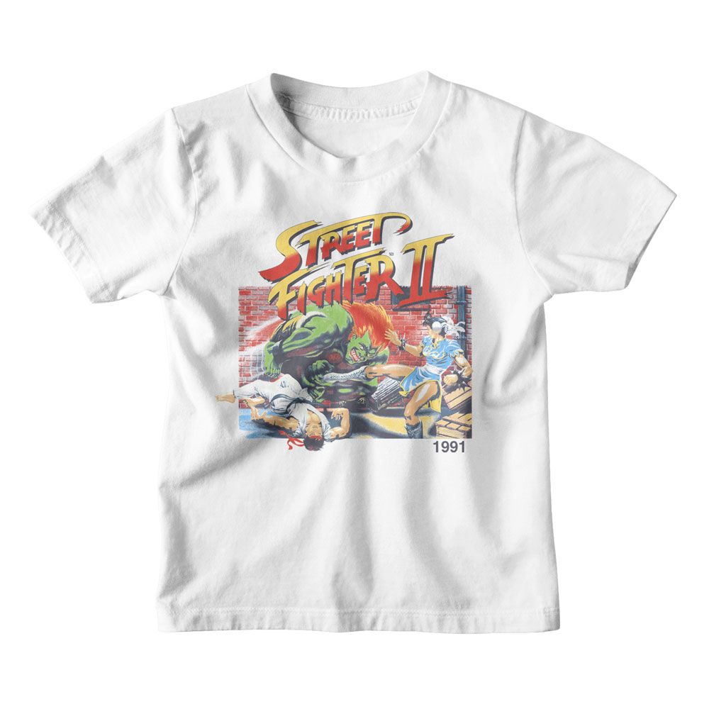 STREET FIGHTER Eye-Catching T-Shirt, FADED SF2