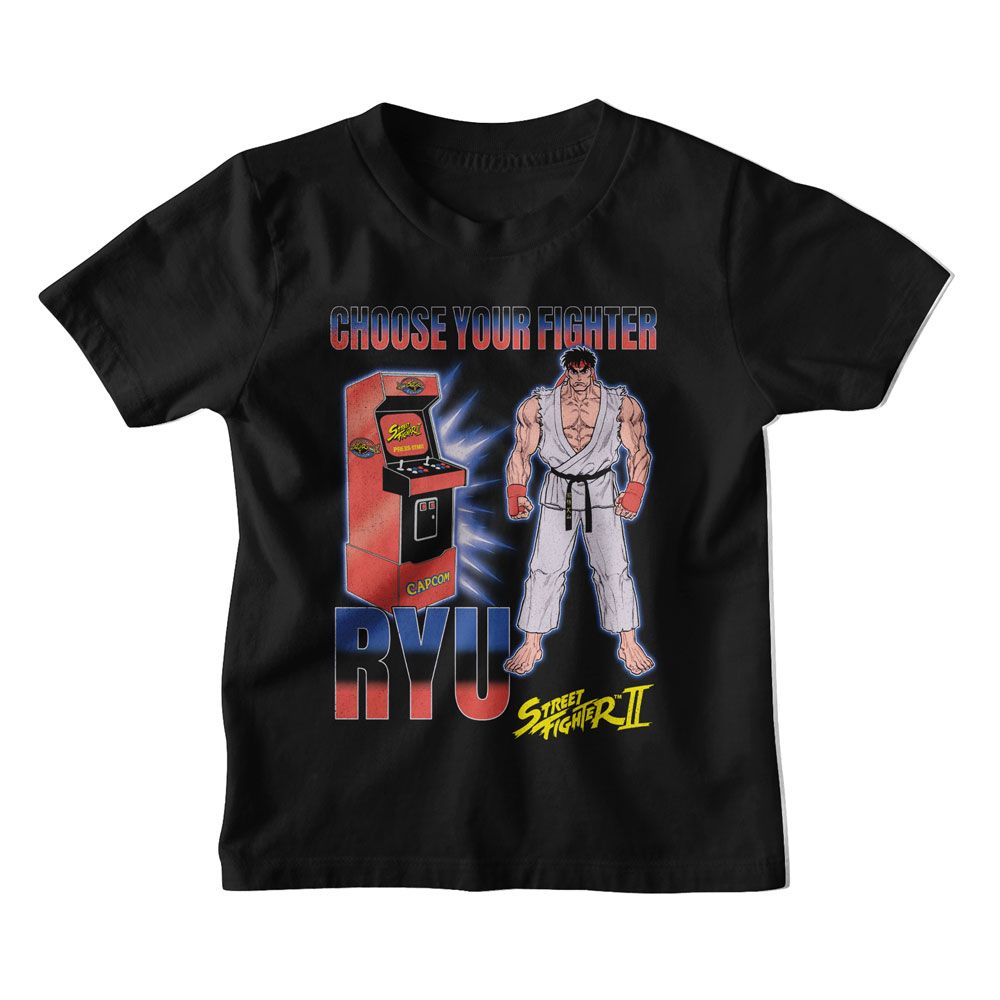 STREET FIGHTER Eye-Catching T-Shirt, ARCADE RYU