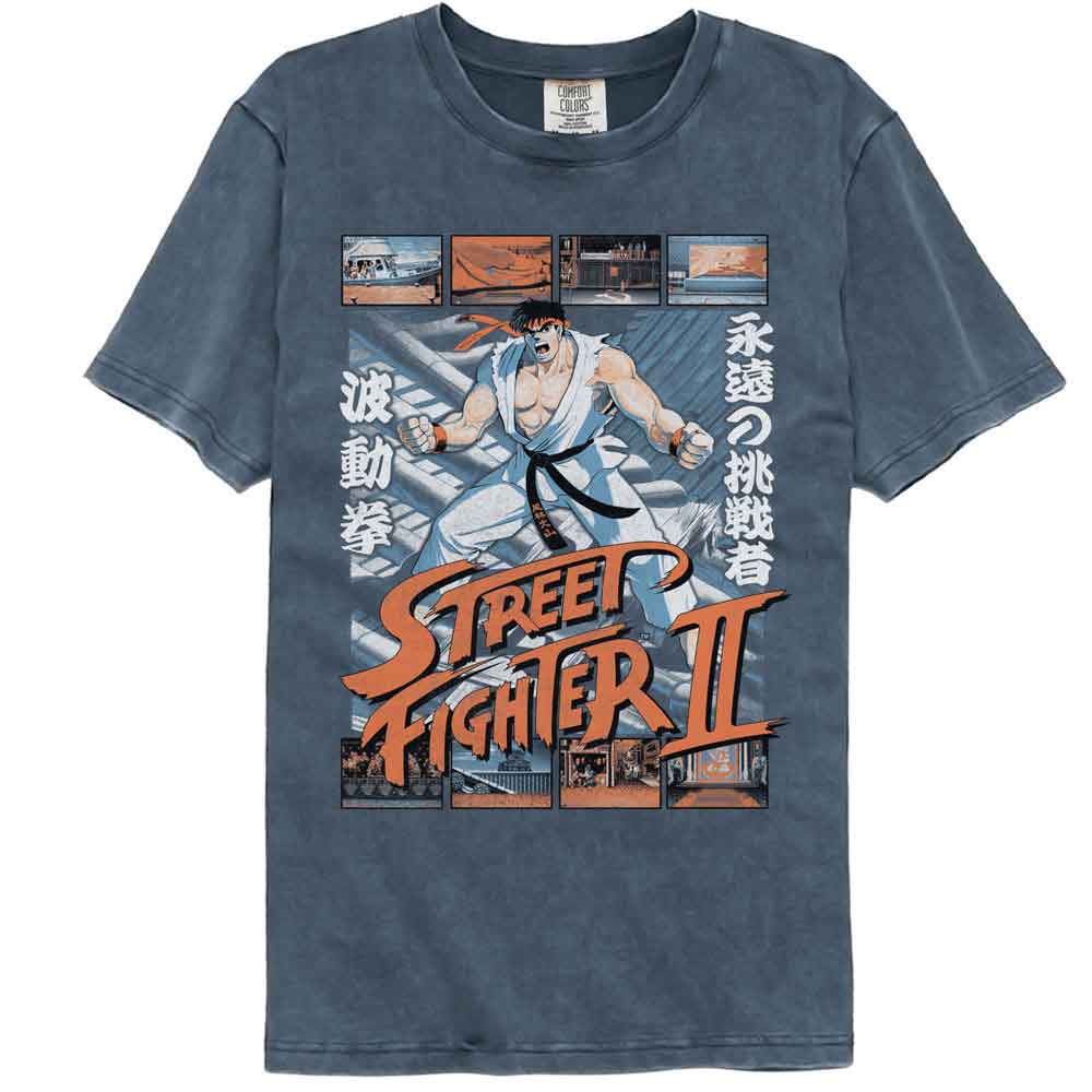 STREET FIGHTER Garment Dye T-Shirt, RYU