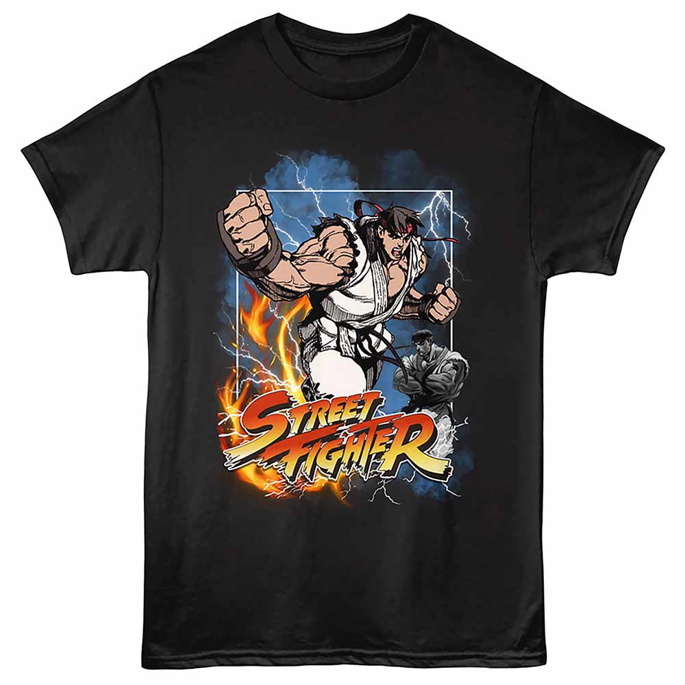 STREET FIGHTER Eye-Catching T-Shirt, ELEMENTAL RYU