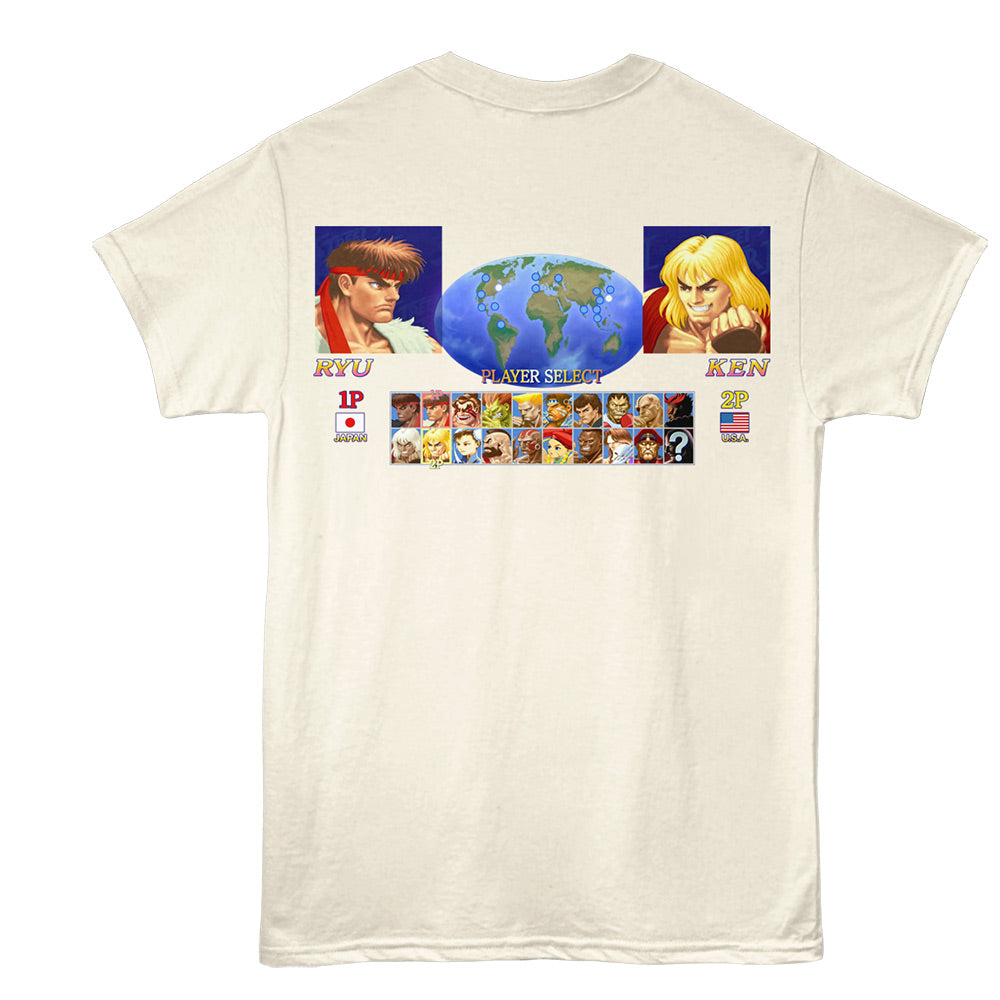 STREET FIGHTER Brave T-Shirt, PLAYER SELECT