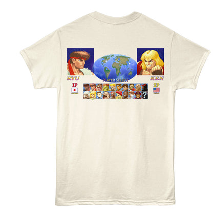 STREET FIGHTER Brave T-Shirt, PLAYER SELECT