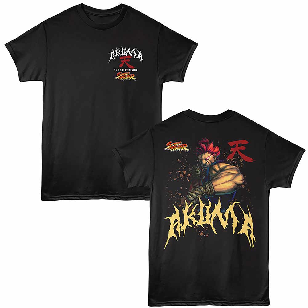 STREET FIGHTER Brave T-Shirt, AKUMA DEMON