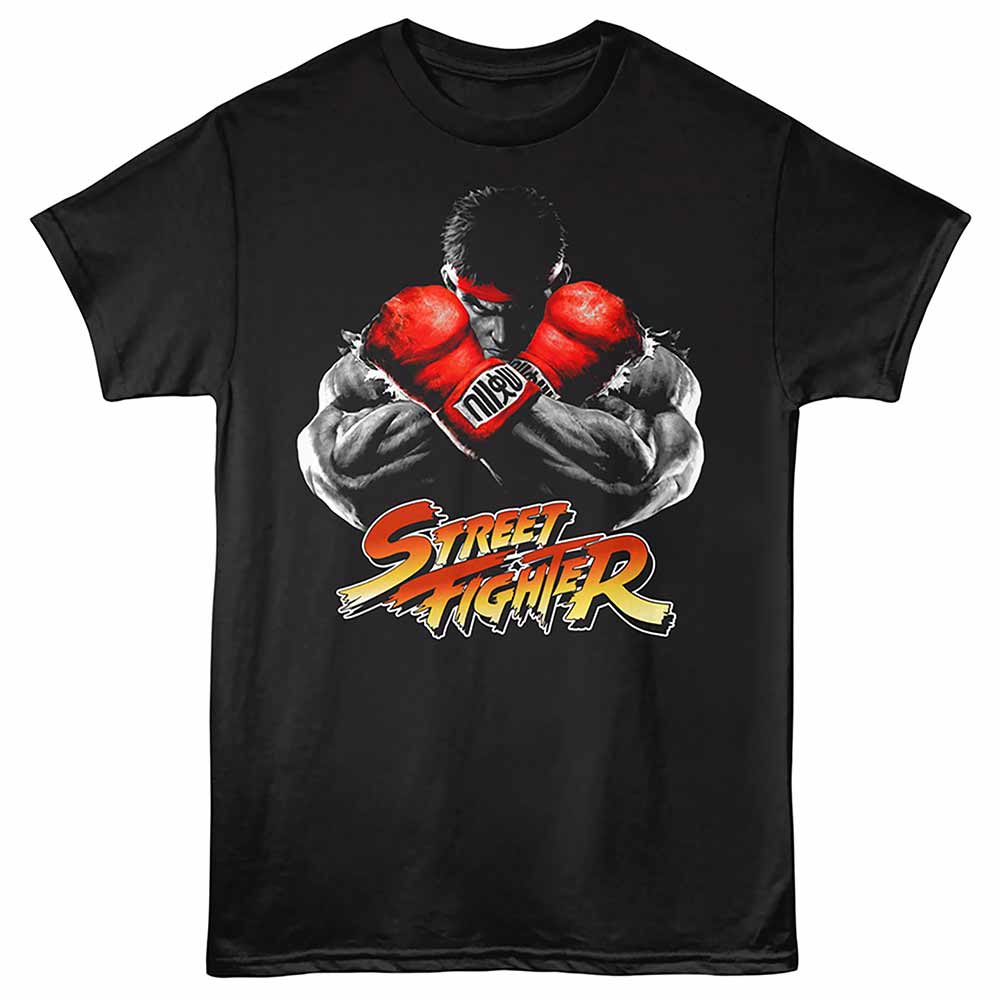 STREET FIGHTER Eye-Catching T-Shirt, SF RYU LOGO