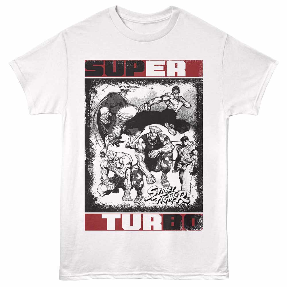 STREET FIGHTER Eye-Catching T-Shirt, SUPER TURBO