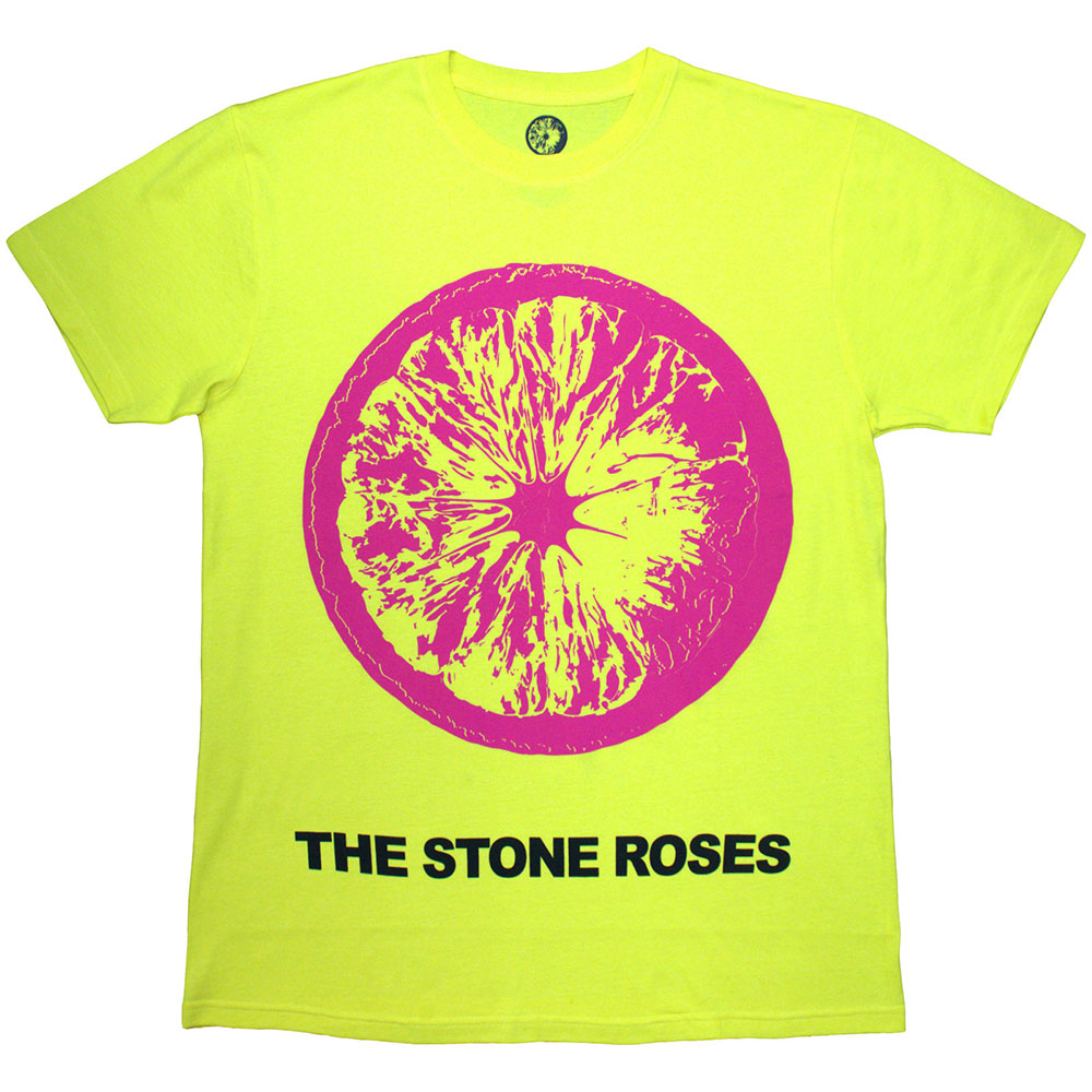 THE STONE ROSES Attractive T-Shirt, Pink Lemon