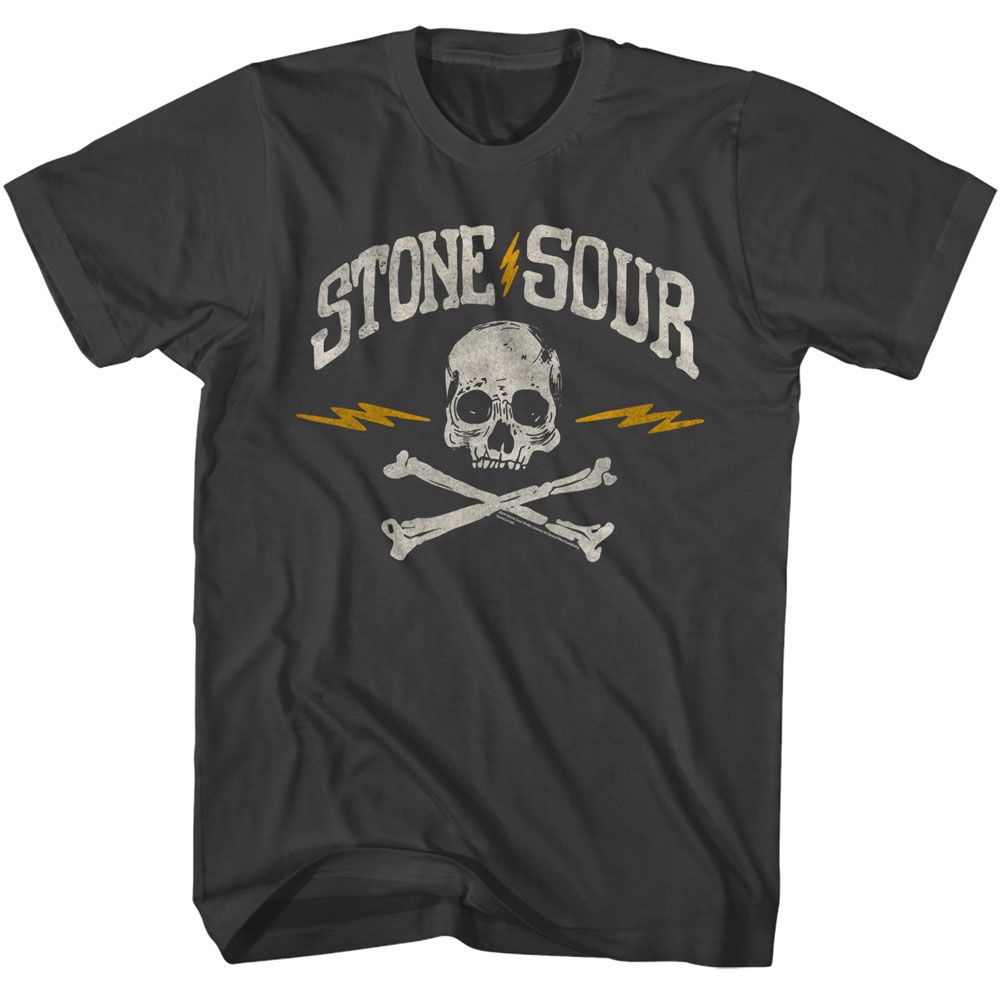 STONE SOUR Eye-Catching T-Shirt, Skull and Bones