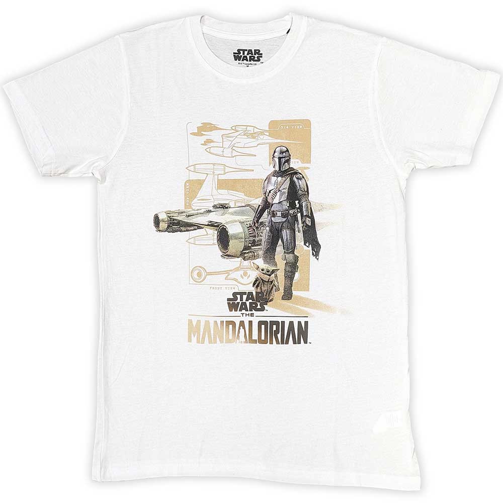 STAR WARS Attractive T-shirt, The Mandalorian Din & Grogu
