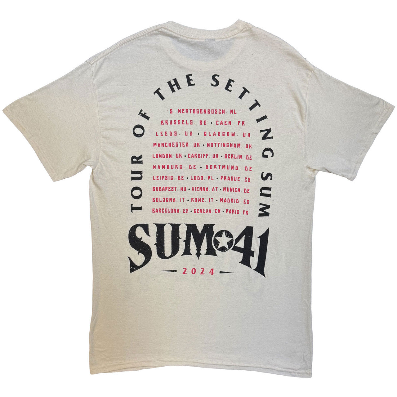 SUM 41 Attractive T-Shirt, Tour &