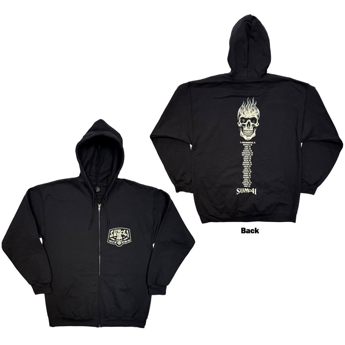 SUM 41 Attractive Hoodie, Tour &