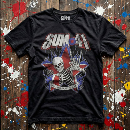 SUM 41 Carbon T-Shirt, All Killer No Filler Skeleton