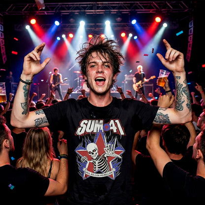 SUM 41 Carbon T-Shirt, All Killer No Filler Skeleton