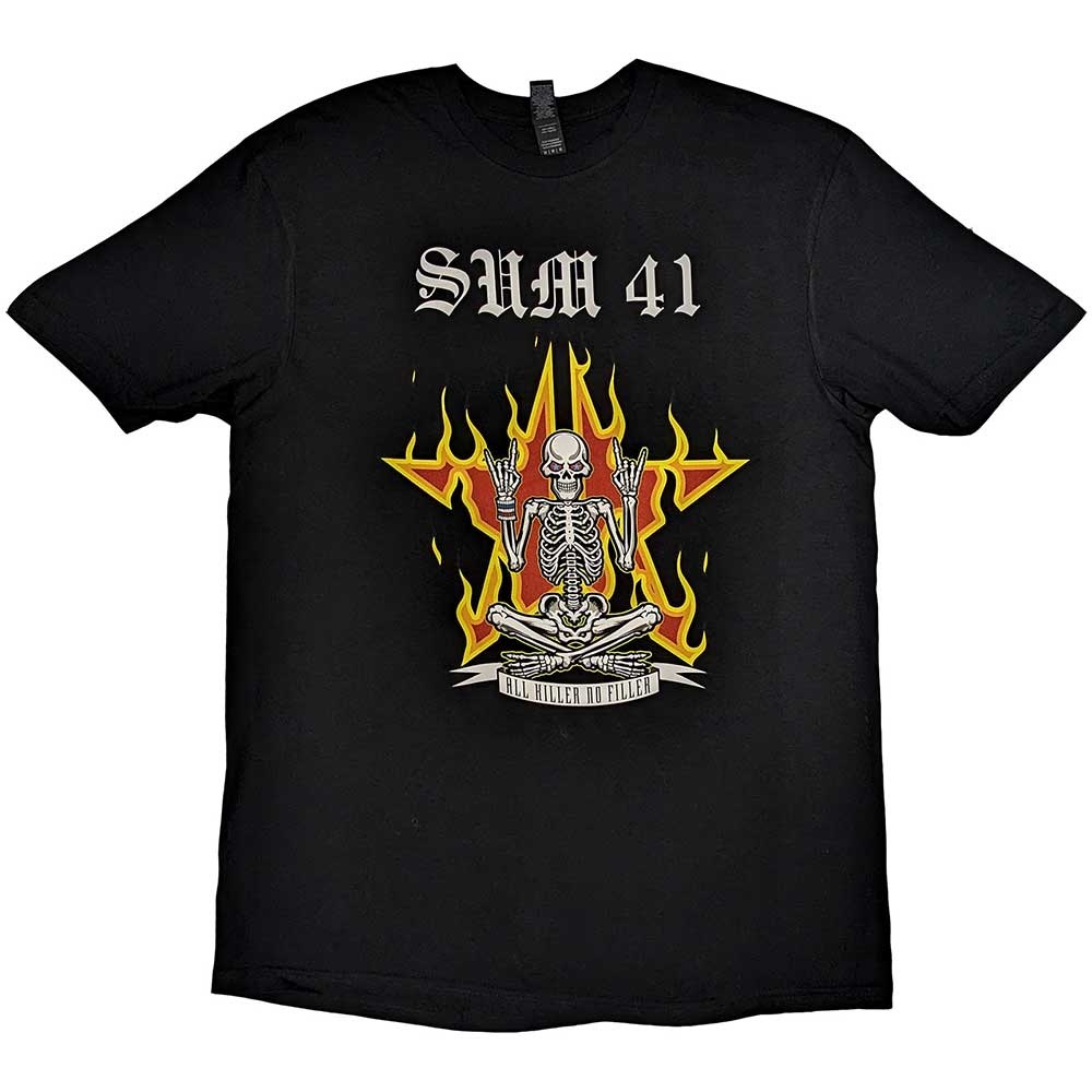 SUM 41 Attractive T-Shirt, Aknf Skeleton European Tour 2022