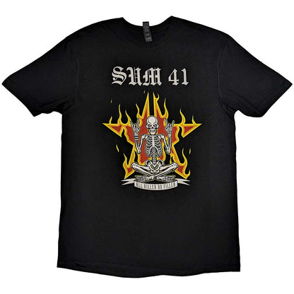 SUM 41 Attractive T-Shirt, Aknf Skeleton European Tour 2022