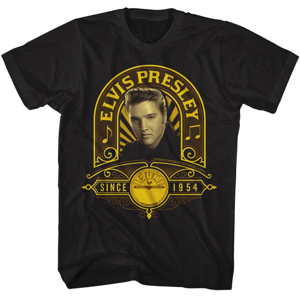 SUN RECORDS Eye-Catching T-Shirt, Elvis Since 54