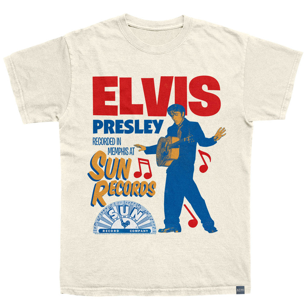 SUN RECORDS Made in USA T-Shirt, RECORDED IN MEMPHIS