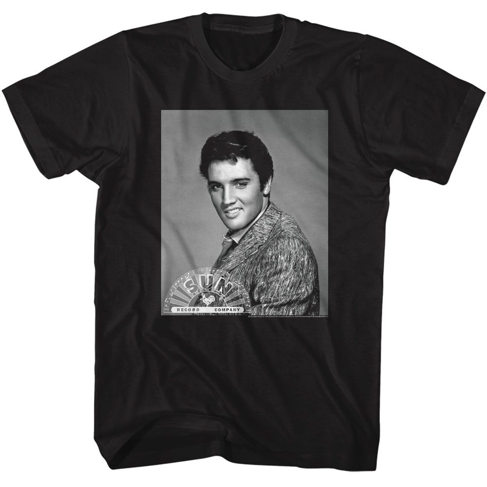 SUN RECORDS Eye-Catching T-Shirt, Elvis Portrait