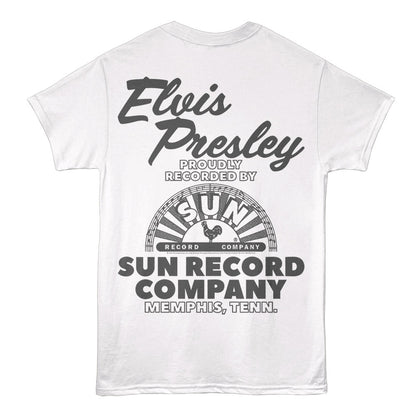 SUN RECORDS Eye-Catching T-Shirt, ELVIS PROUDLY RECORDED