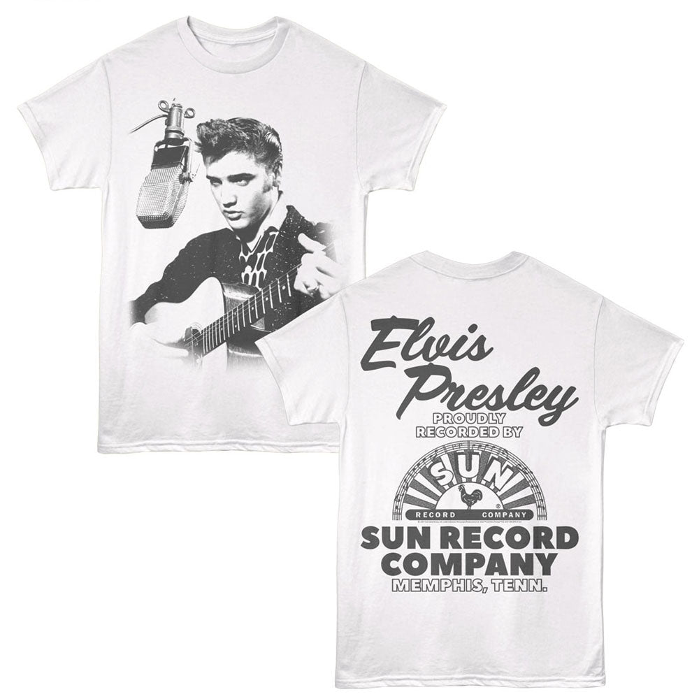 SUN RECORDS Eye-Catching T-Shirt, ELVIS PROUDLY RECORDED