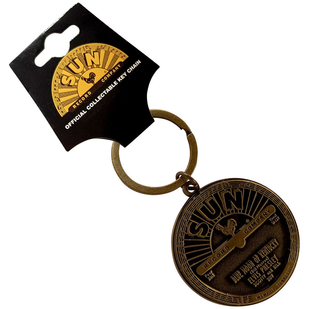 SUN RECORDS Keychain, Elvis Blue Moon