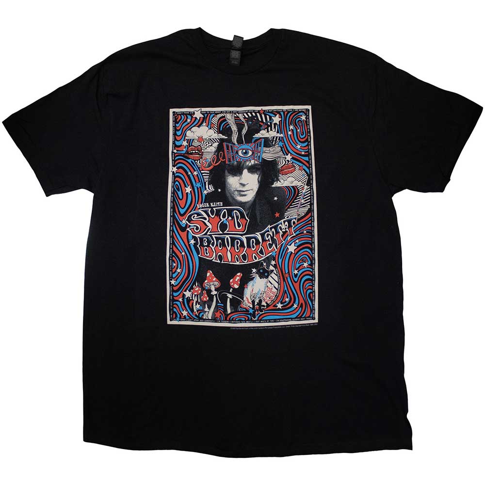 SYD BARRETT Attractive T-Shirt, Melty Poster