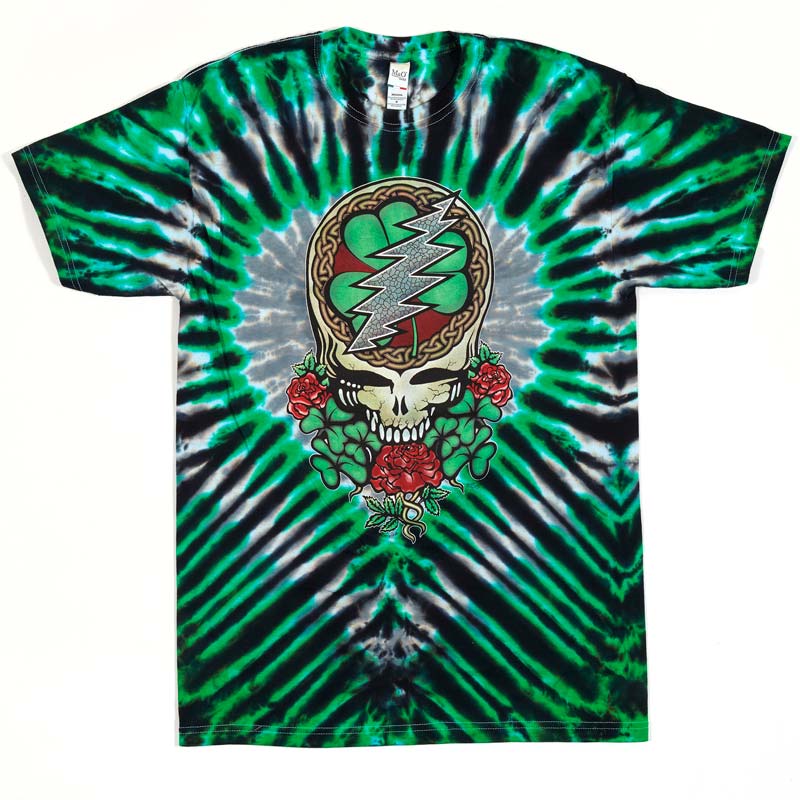 GRATEFUL DEAD Tie Dye T-Shirt, Shamrock 2