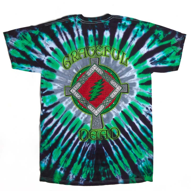 GRATEFUL DEAD Tie Dye T-Shirt, Shamrock