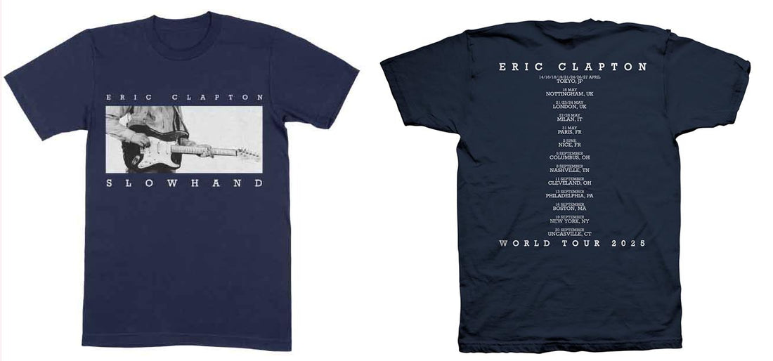 ERIC CLAPTON T-Shirt, Slowhand Tour 2025