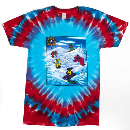 GRATEFUL DEAD Tie Dye T-Shirt, Snowbears