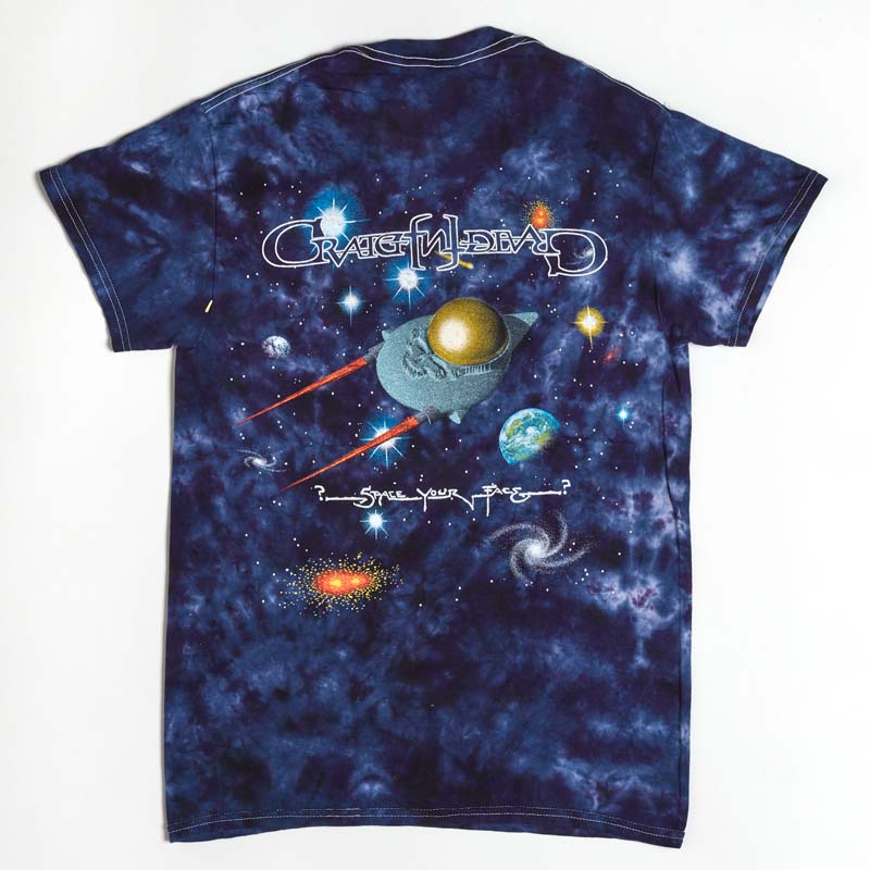 GRATEFUL DEAD Tie Dye T-Shirt, Space Your Face