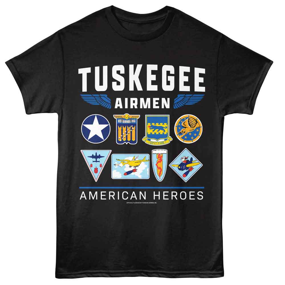 TUSKEGEE AIRMEN Eye-Catching T-Shirt, AMERICAN HEROES