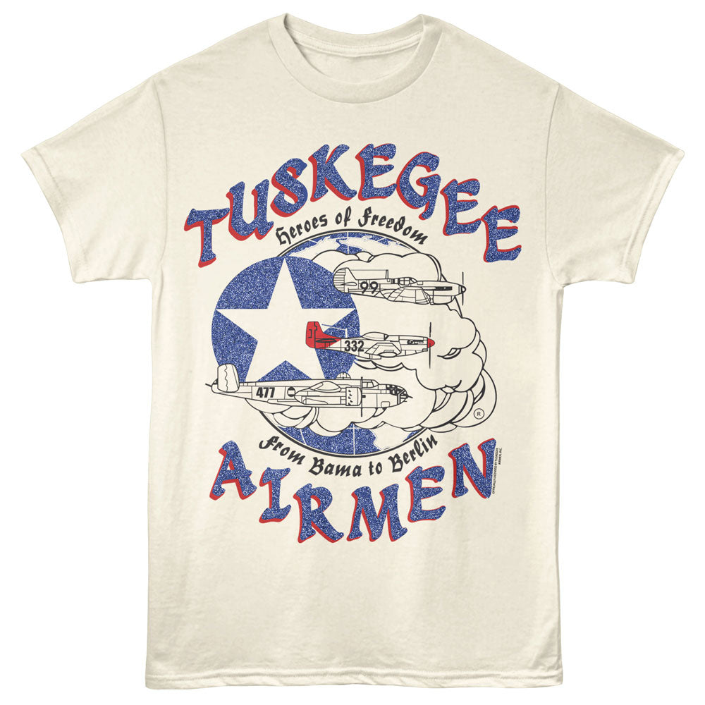 TUSKEGEE AIRMEN Eye-Catching T-Shirt, BAMA TO BERLIN
