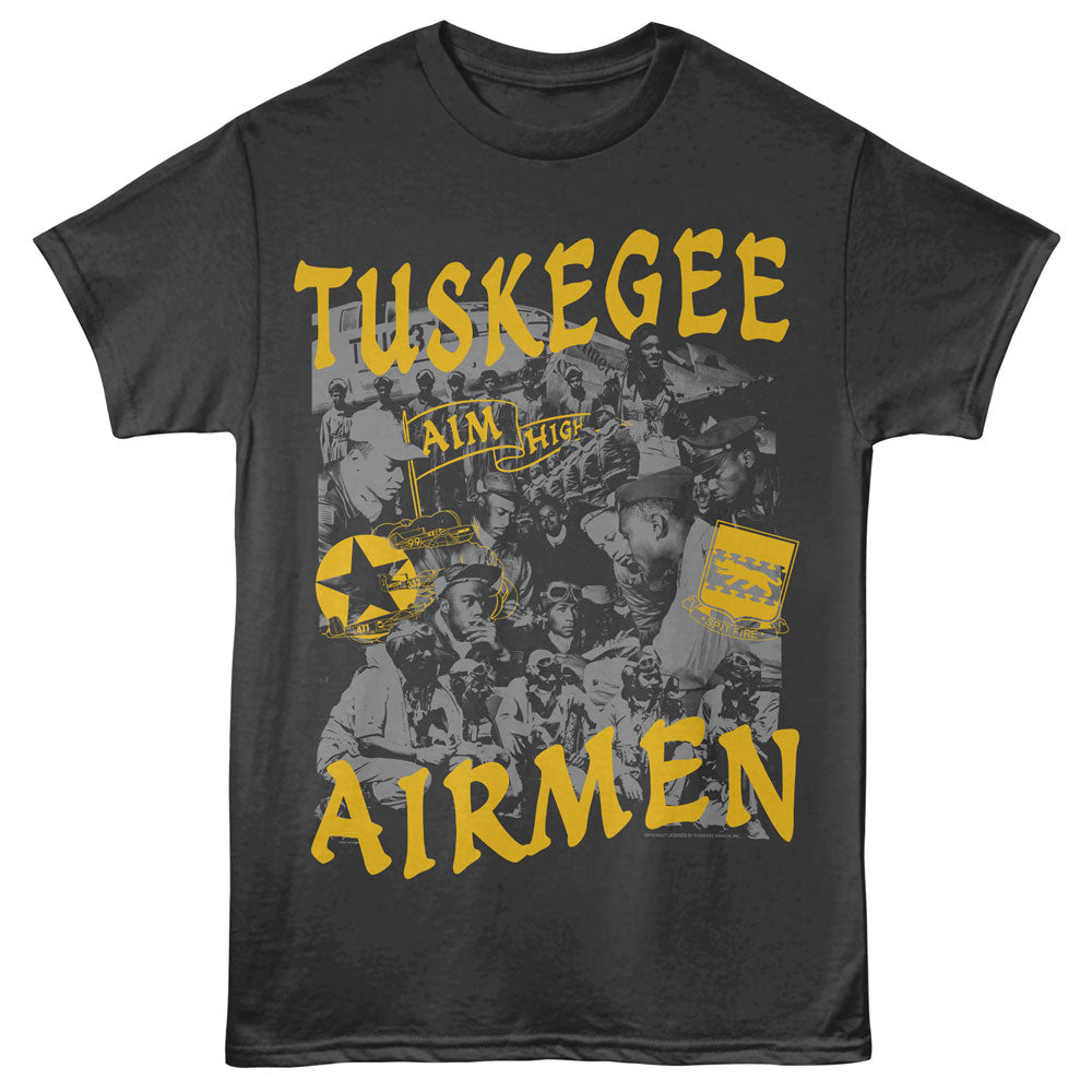 TUSKEGEE AIRMEN Eye-Catching T-Shirt, AIM HIGH