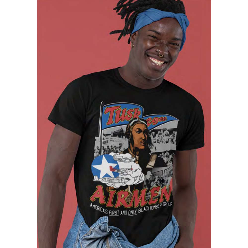 TUSKEGEE AIRMEN Eye-Catching T-Shirt, BANNER