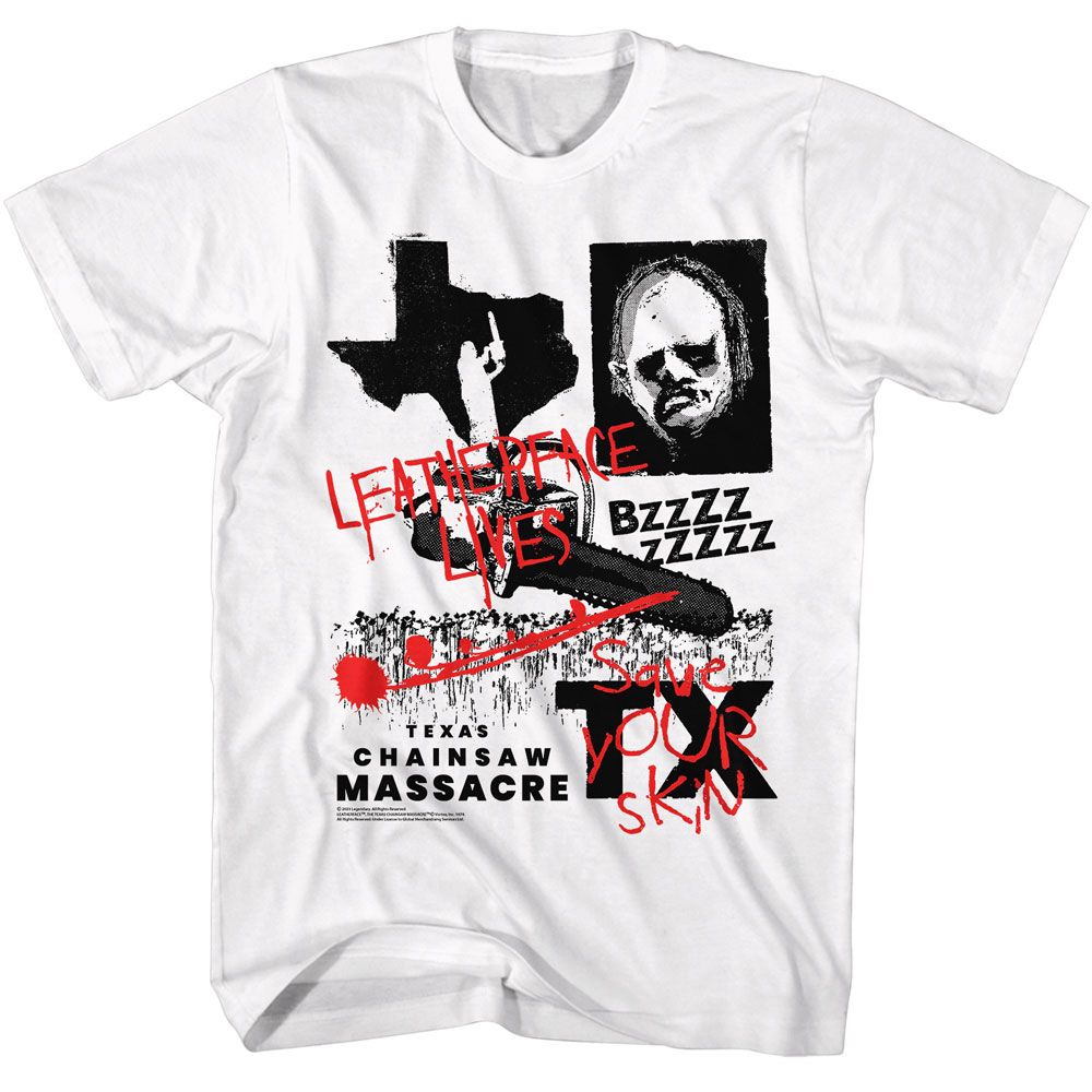 TEXAS CHAINSAW MASSACRE T-Shirt, Leatherface Bzz