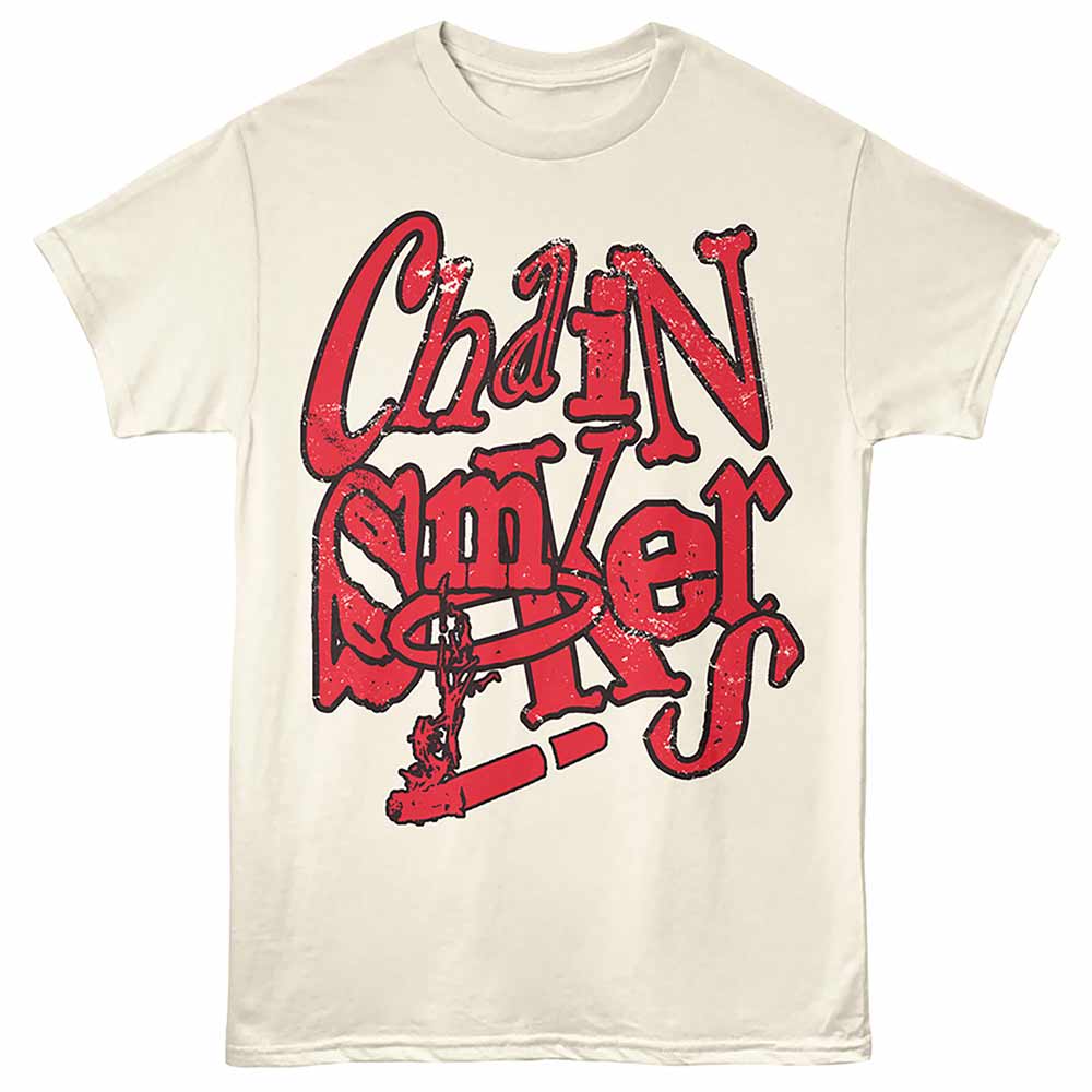 The Chainsmokers Jumbled Text T-Shirt