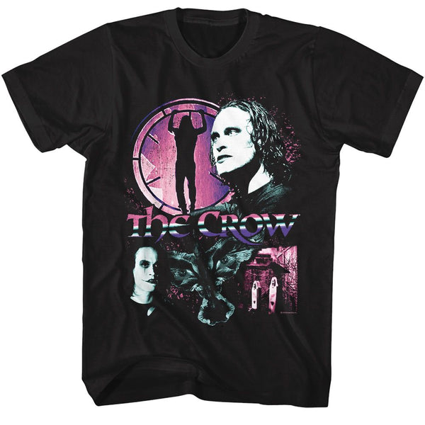 THE CROW Eye-Catching T-Shirt, Gradient Collage