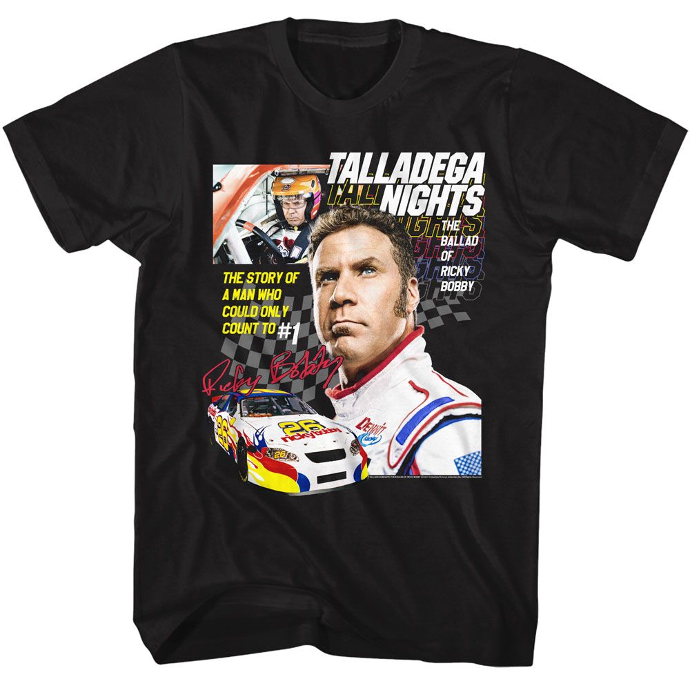 TALLADEGA NIGHTS Eye-Catching T-Shirt, Collage