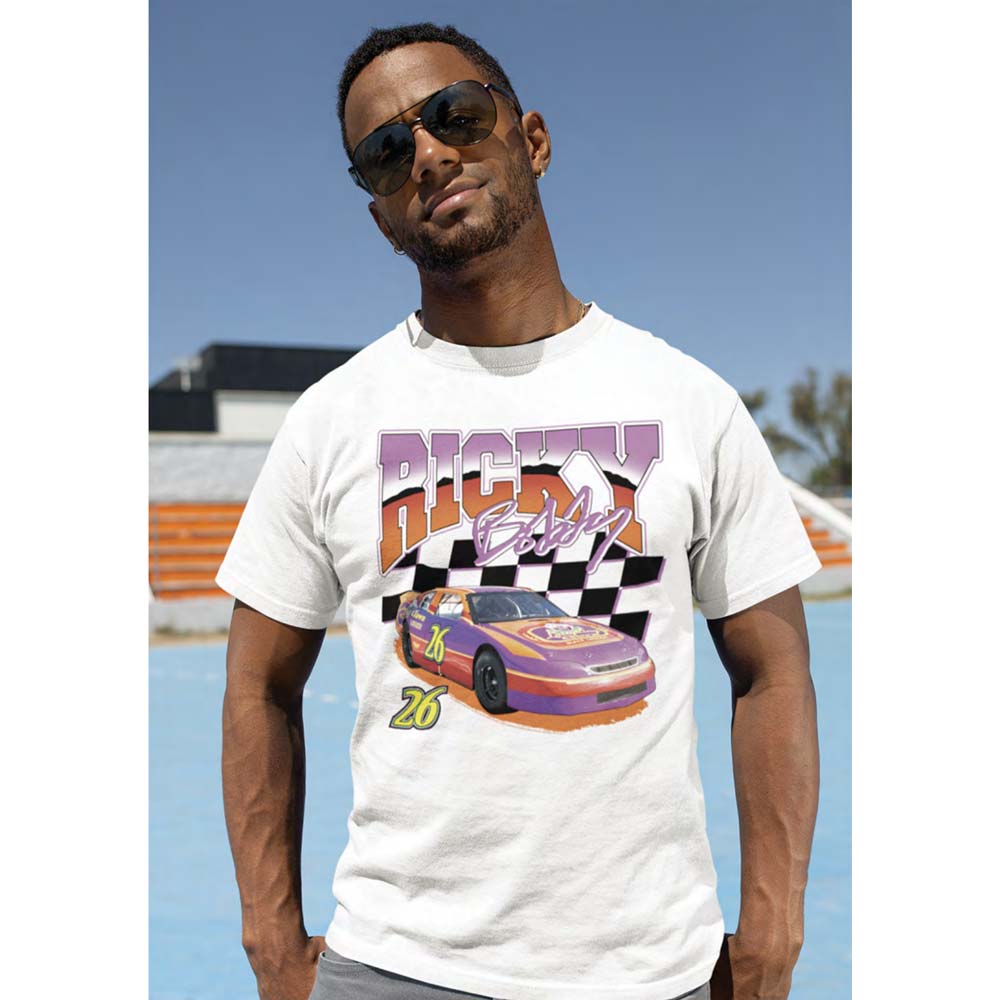 TALLADEGA NIGHTS Eye-Catching T-Shirt, Ricky Racer