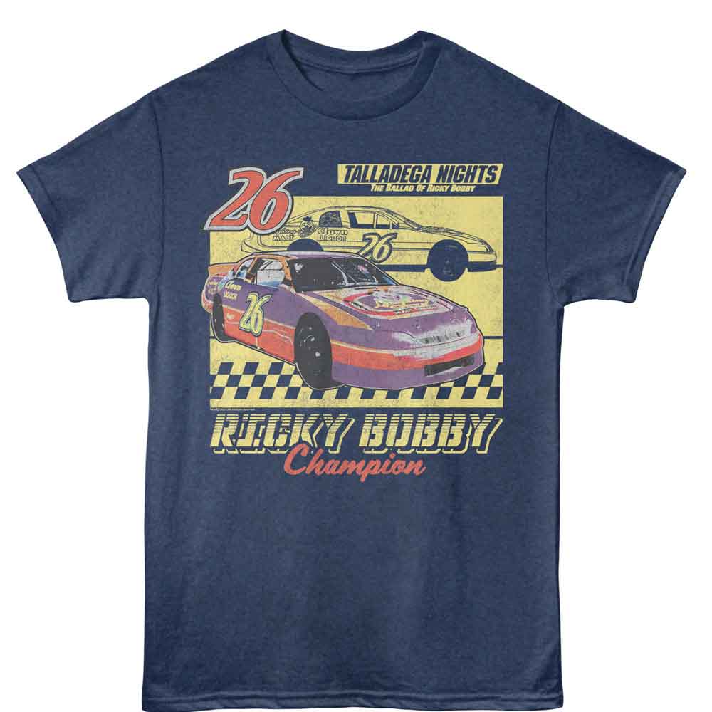 TALLADEGA NIGHTS Eye-Catching T-Shirt, CLOWN CAR