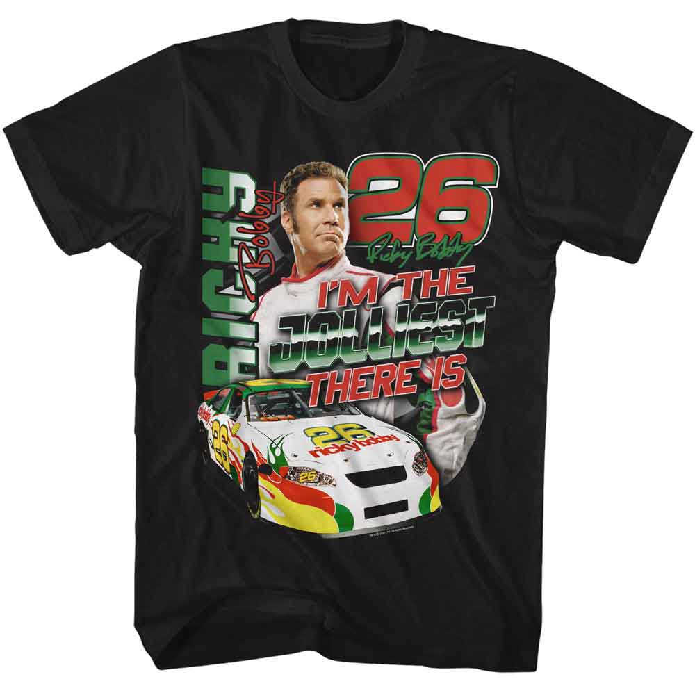 TALLADEGA NIGHTS Eye-Catching T-Shirt, JOLLIEST THERE IS
