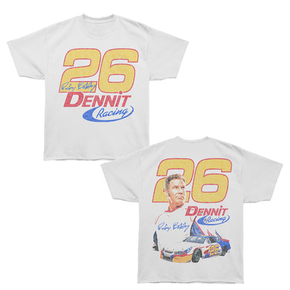 TALLADEGA NIGHTS Oversized T-Shirt, DENNIT RACING 26