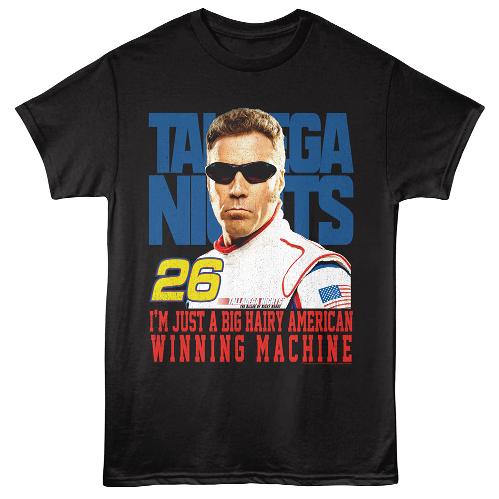 TALLADEGA NIGHTS Eye-Catching T-Shirt, WINNING MACHINE