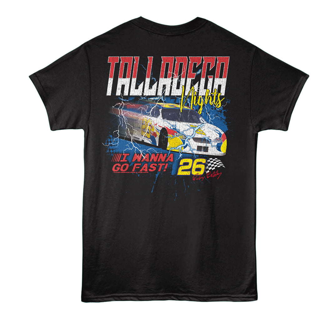 TALLADEGA NIGHTS Eye-Catching T-Shirt, WANNA GO FAST