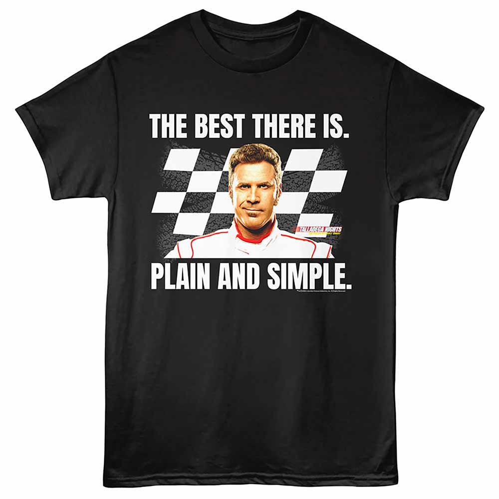 TALLADEGA NIGHTS Eye-Catching T-Shirt, SIMPLE