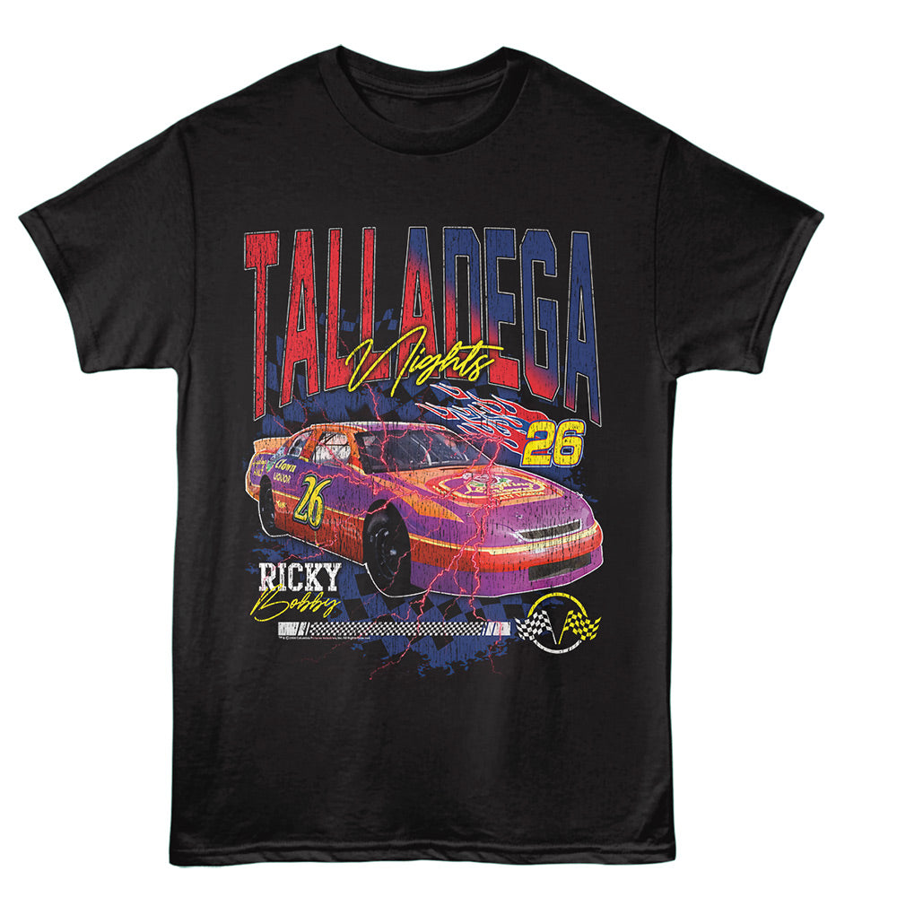 TALLADEGA NIGHTS Eye-Catching T-Shirt, LIGHTNING