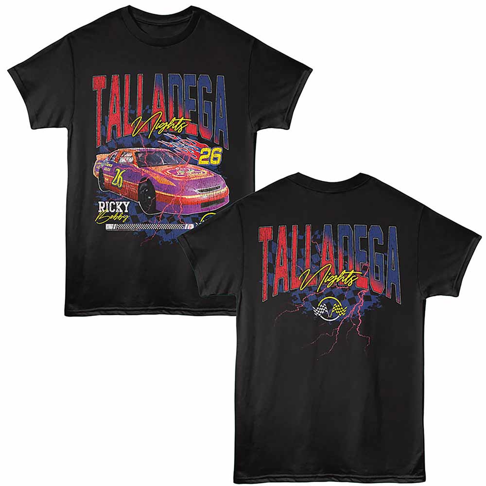 TALLADEGA NIGHTS Eye-Catching T-Shirt, LIGHTNING