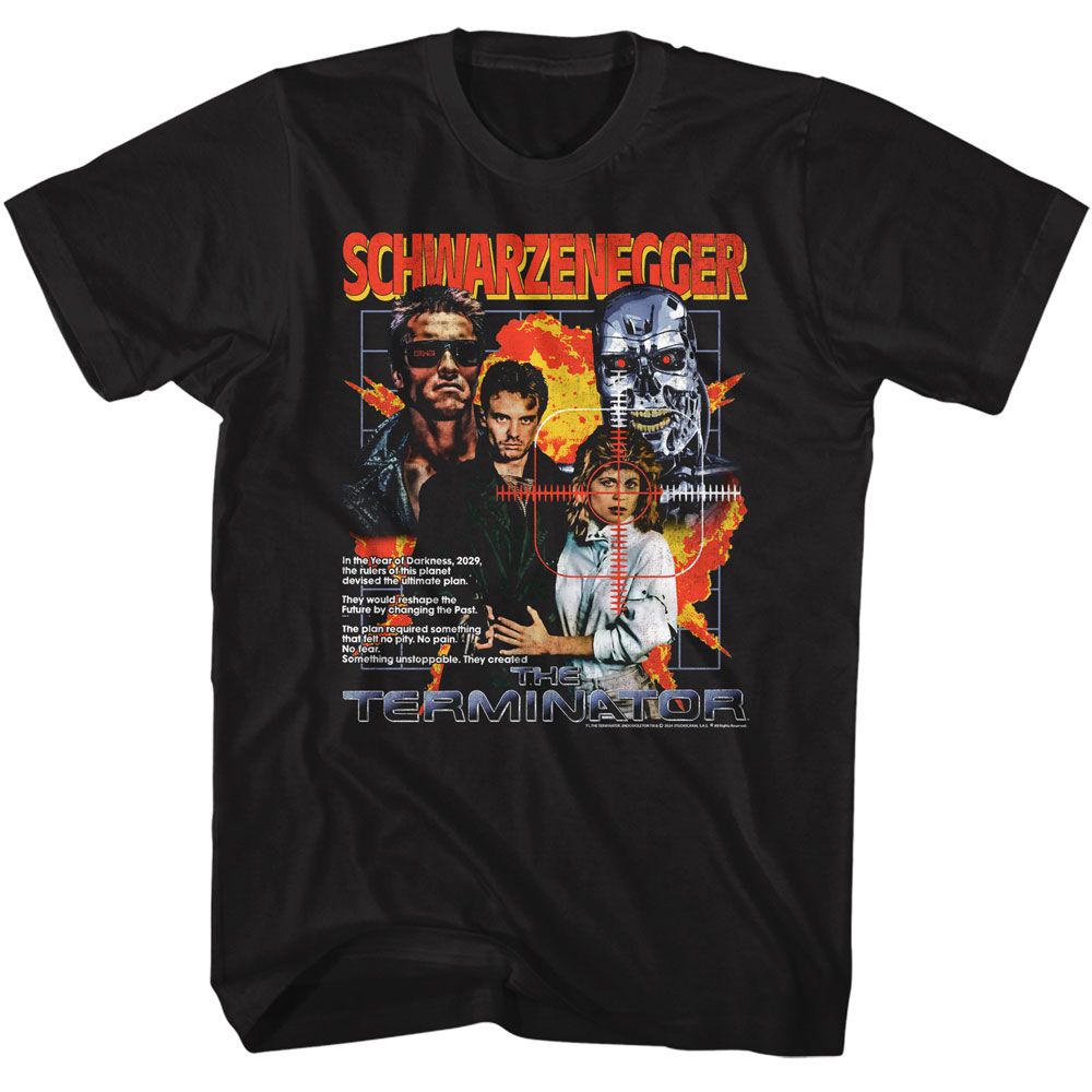 TERMINATOR Eye-Catching T-Shirt, DYNAMIC COLLAGE