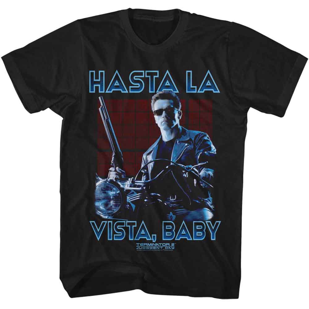 TERMINATOR Famous T-Shirt, HASTA LA VISTA BABY