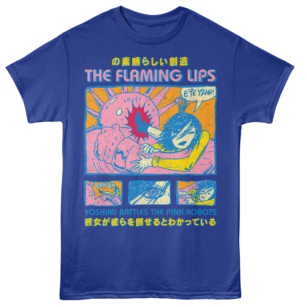 THE FLAMING LIPS Eye-Catching T-Shirt, YOSHIMI COMIC